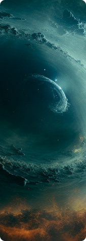 image of Gallente space imagined by AI